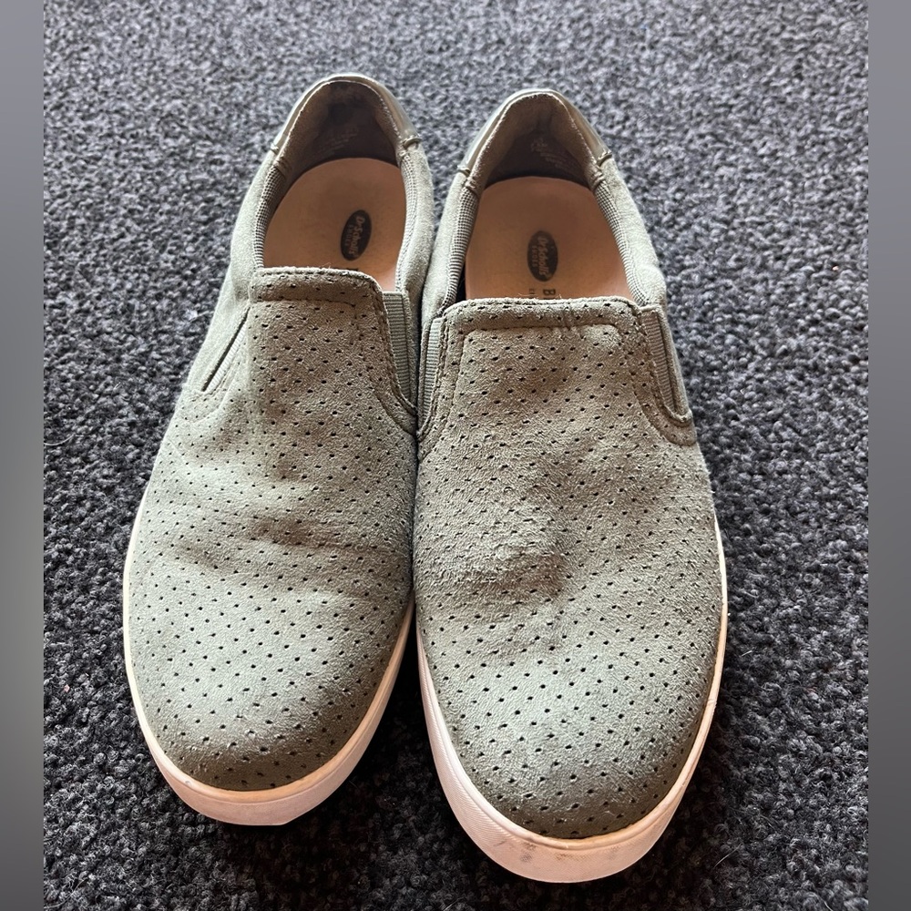 Dr. Scholl’s Slip On. Olive Green. Size 7.5